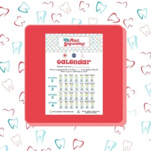 Calendar pentru periajul dentar zilnic al copilului