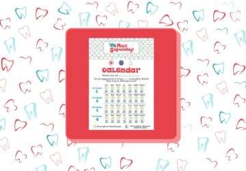 Calendar pentru periajul dentar zilnic al copilului